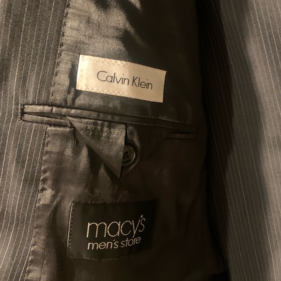 Calvin Klein slim fit 44R 38waist unfinished hem pants. New with tags. - Picture 2 of 4